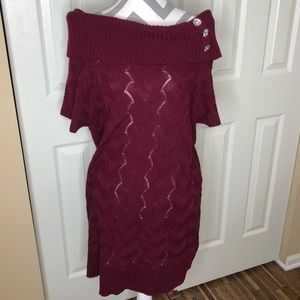 Maroon Bling Sweater